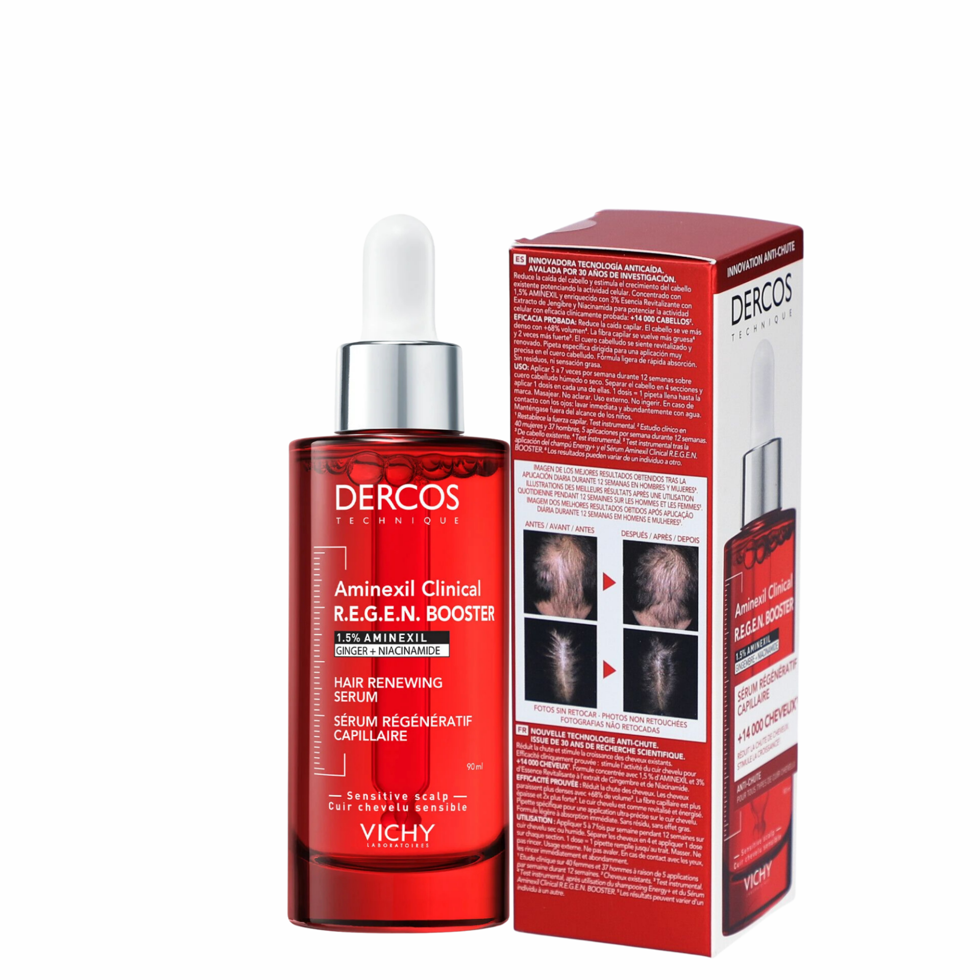 Vichy Dercos Aminexil R.E.G.E.N Booster Saç Dökülmesine Karşı Serum 90 ml