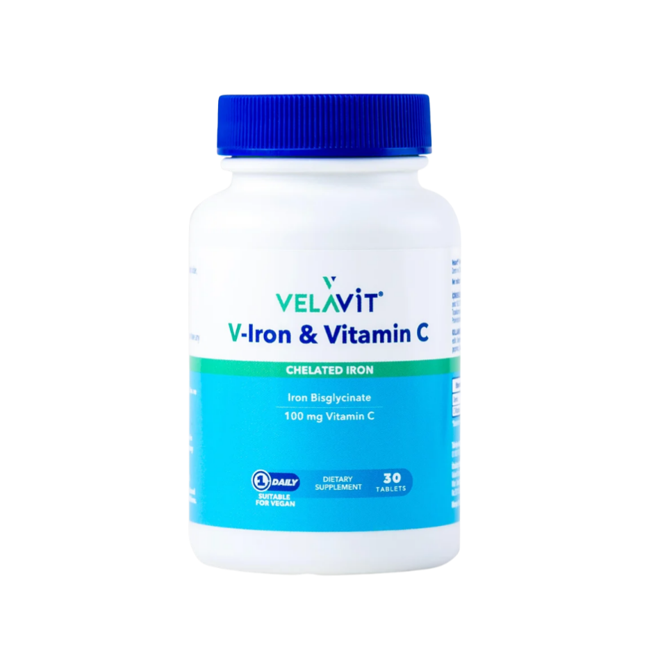 Velavit V- Iron & Vitamin C  30 Tablet