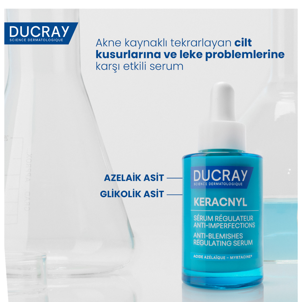 Ducray Keracnyl Temizleyici Bakım Serumu 30 Ml