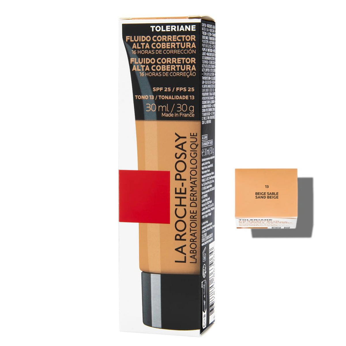 La Roche Posay Toleriane Corrective Liquid Fondoten 13 Sand Beige