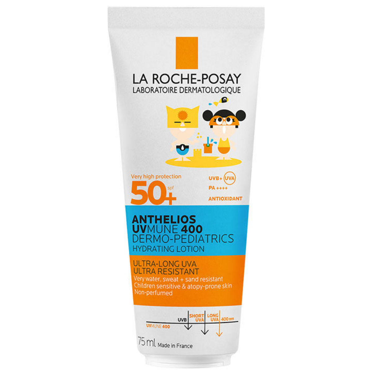 La Roche Posay Anthelios Dermo Pediatrics UVmune400 SPF50+ Hassas Ciltler ve Çocuklar İçin Güneş Koruyucu Vücut Sütü 75 ml