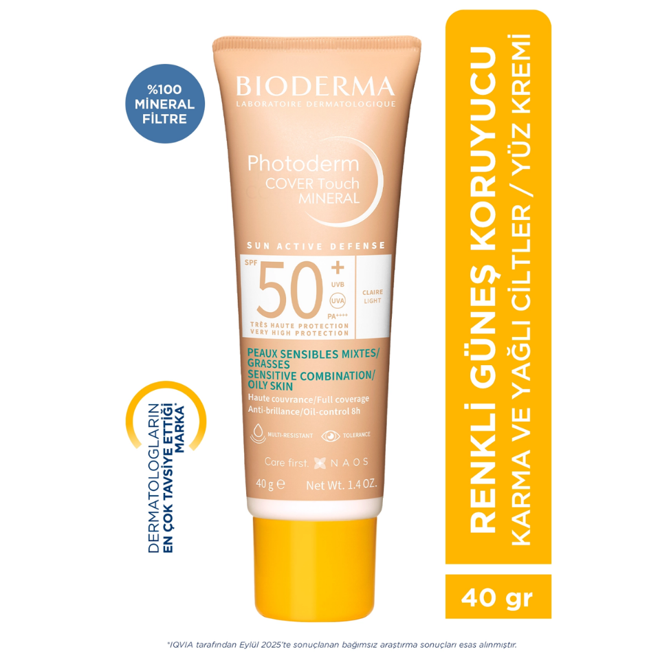 Bioderma Photoderm Cover Touch Mineral SPF 50 40 gr - Light