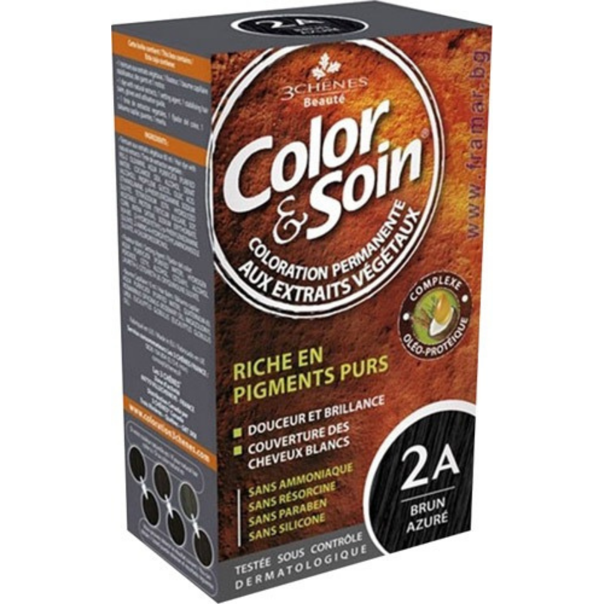 Color Soin Organik 2A Brun Azure Saç Boyası