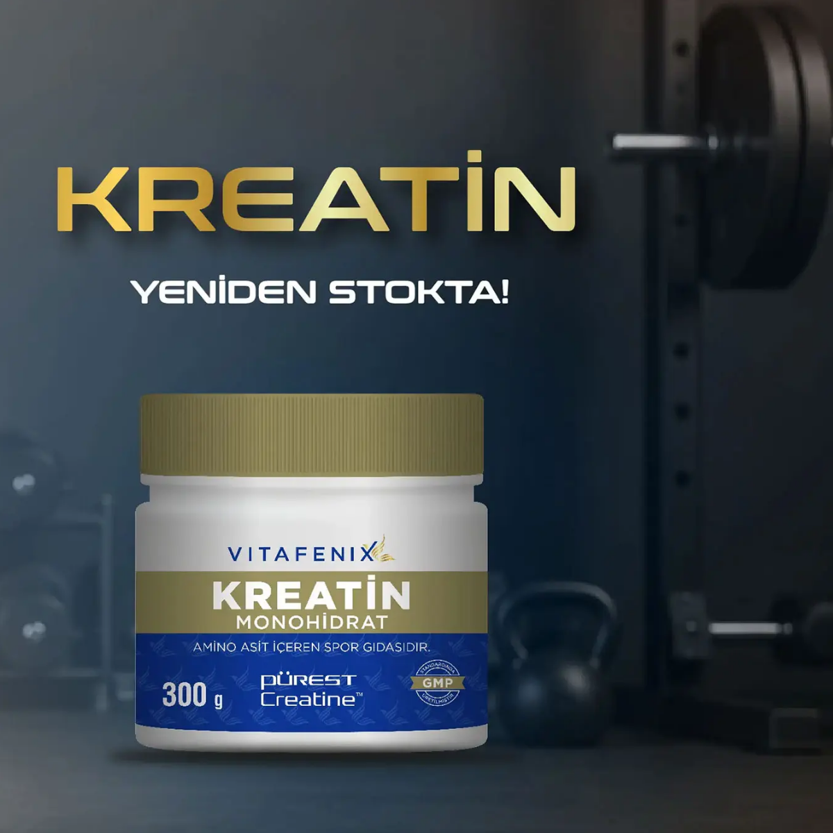 Vitafenix Kreatin Takviyesi - Kreatin Monohidrat İçeren Takviye