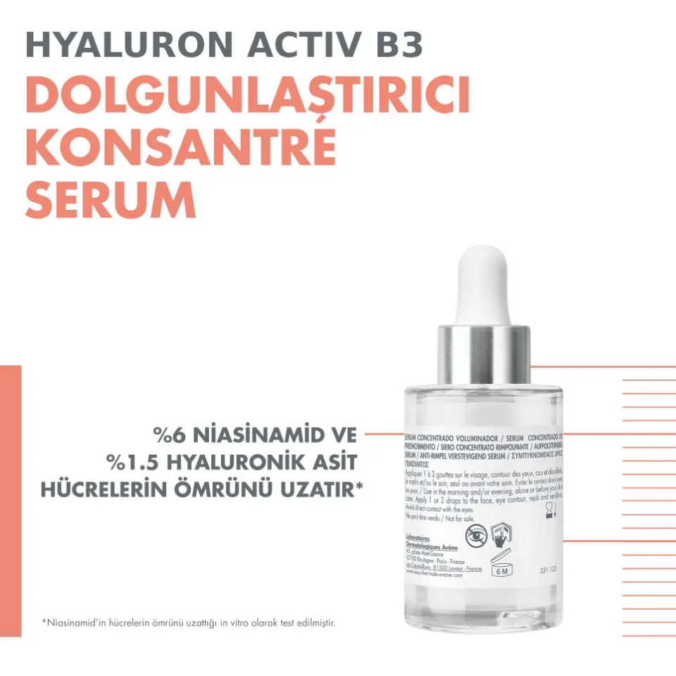 Avene Hyaluron Activ B3 Serum 30 ml