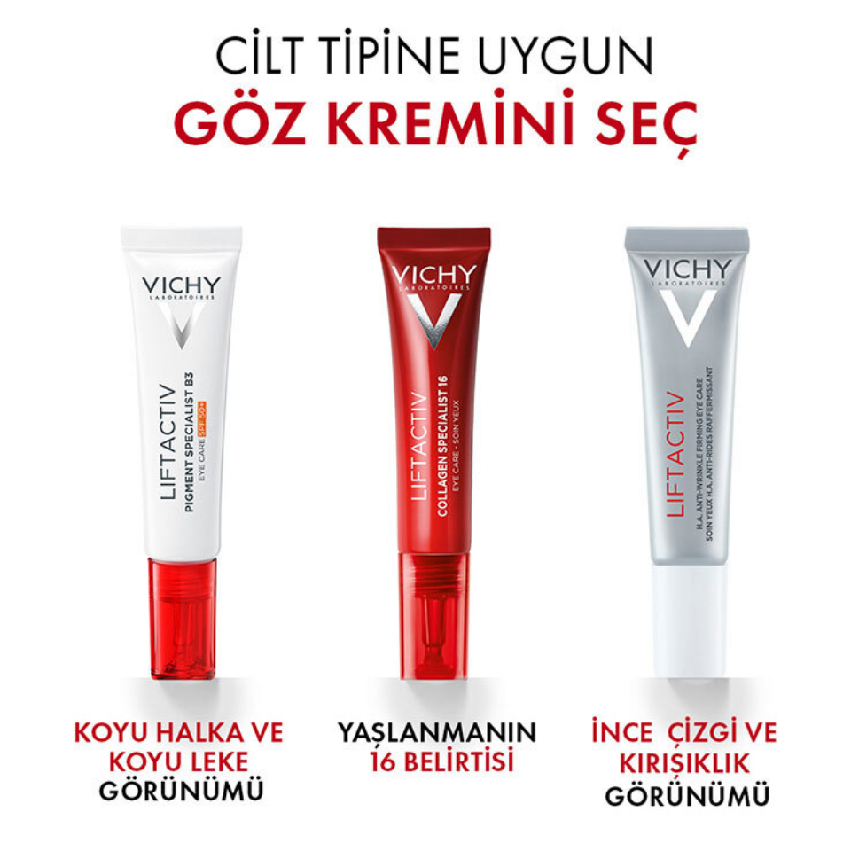Vichy Liftactiv Pigment Specialist B3 SPF50+ Göz Bakım Kremi 15 ml