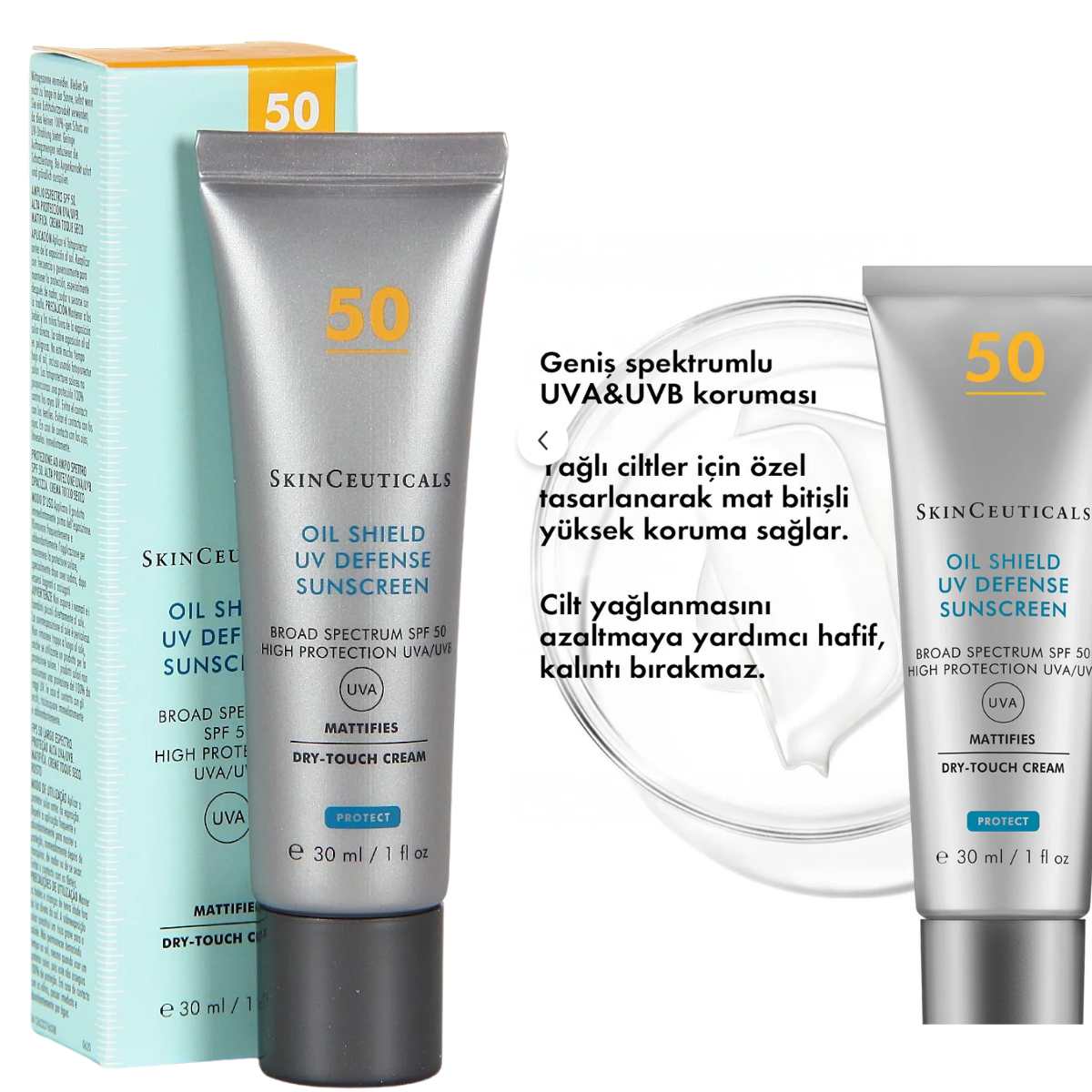 Skinceuticals Oil Shield UV Defense SPF 50 Sunscreen 30 ml