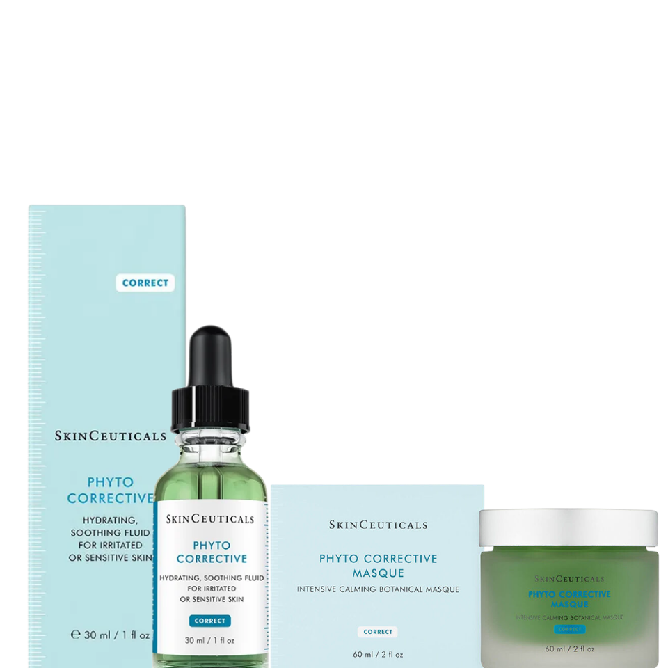 SkinCeuticals Phyto Corrective Yatıştırıcı Bitkisel Özlü Serum 30 ml ve Phyto Corrective Mask 60 ml