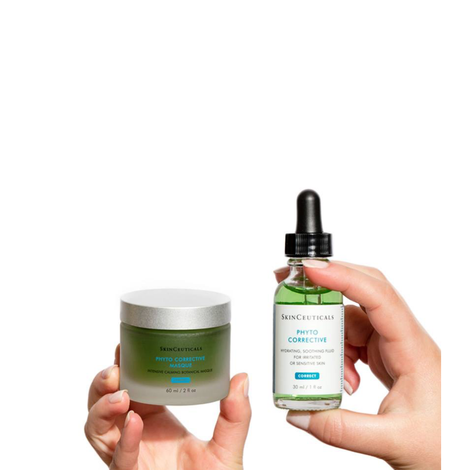 SkinCeuticals Phyto Corrective Yatıştırıcı Bitkisel Özlü Serum 30 ml ve Phyto Corrective Mask 60 ml