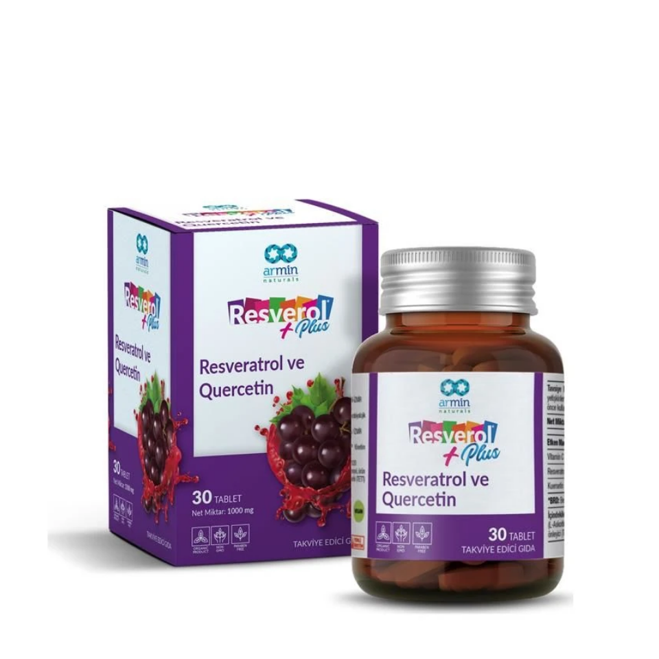 Resverol Resveratrol ve Quercetin 30 Tablet
