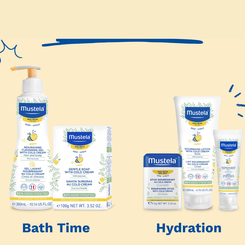 Mustela Cold Cream İçeren Temizleyici Sabun 100 gr