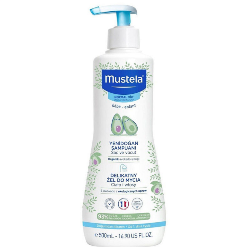 Mustela Gentle Cleansing Gel Yenidoğan Şampuanı 500 ml
