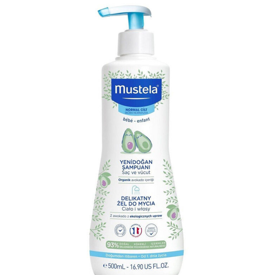 Mustela Gentle Cleansing Gel Yenidoğan Şampuanı 500 ml