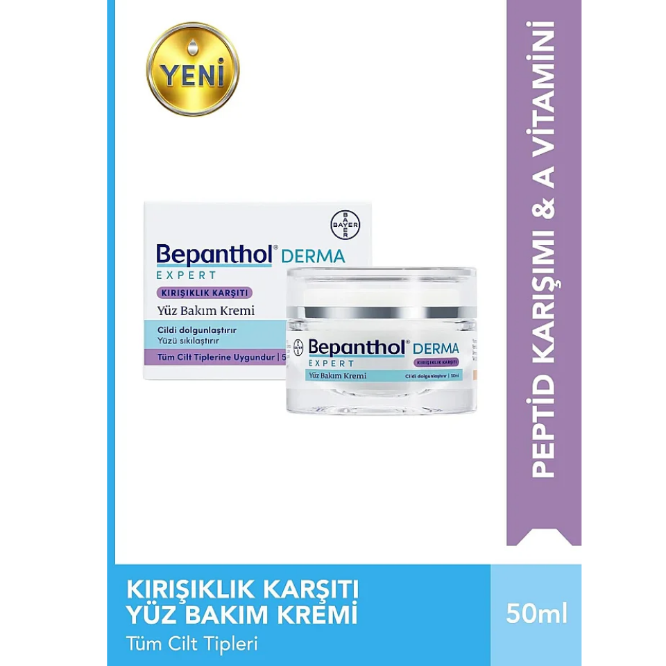 Bepanthol Derma Expert Kırışıklık Karşıtı Yüz Bakım Kremi 50 ml