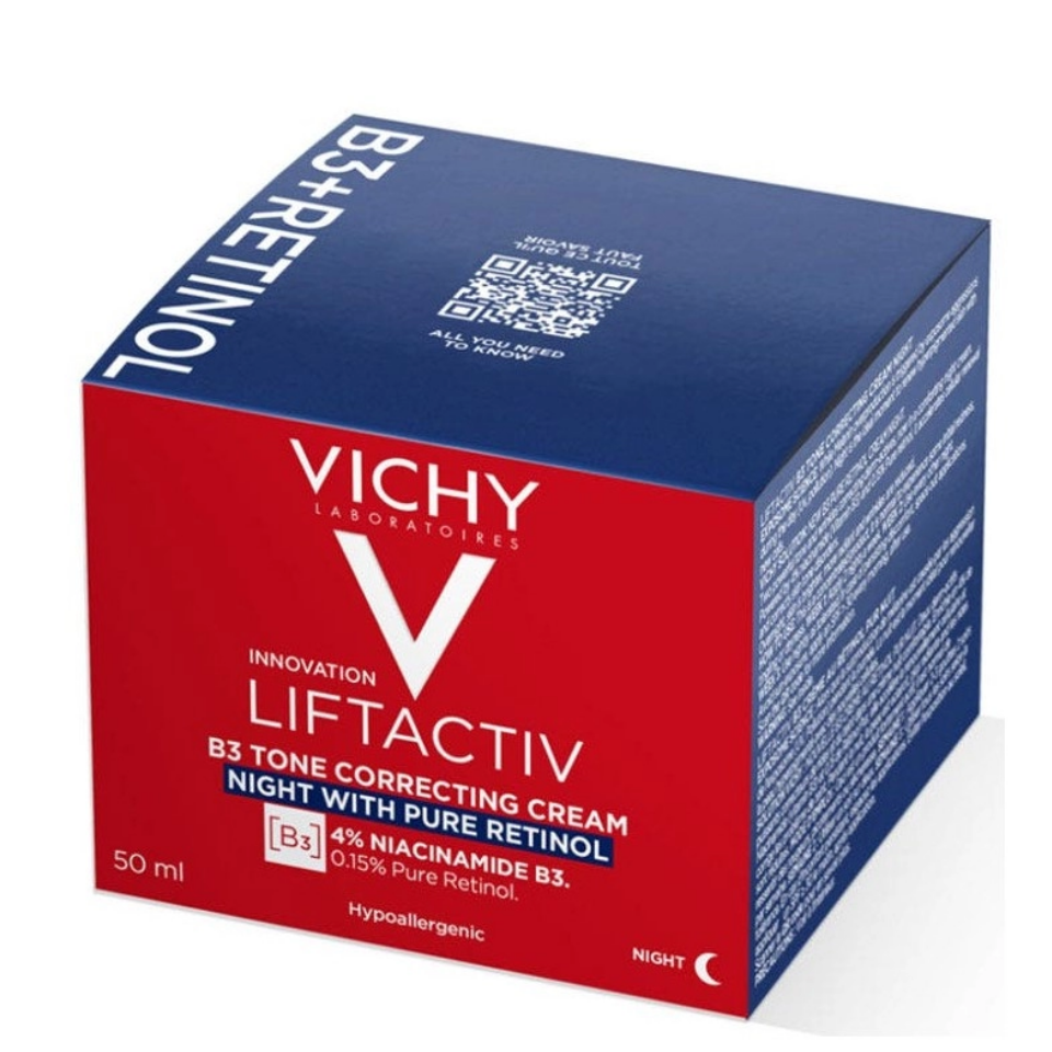 Vichy Lliftactiv B3 Cit Tonu Eşitleyici Retinol Gece Kremi 50 ml