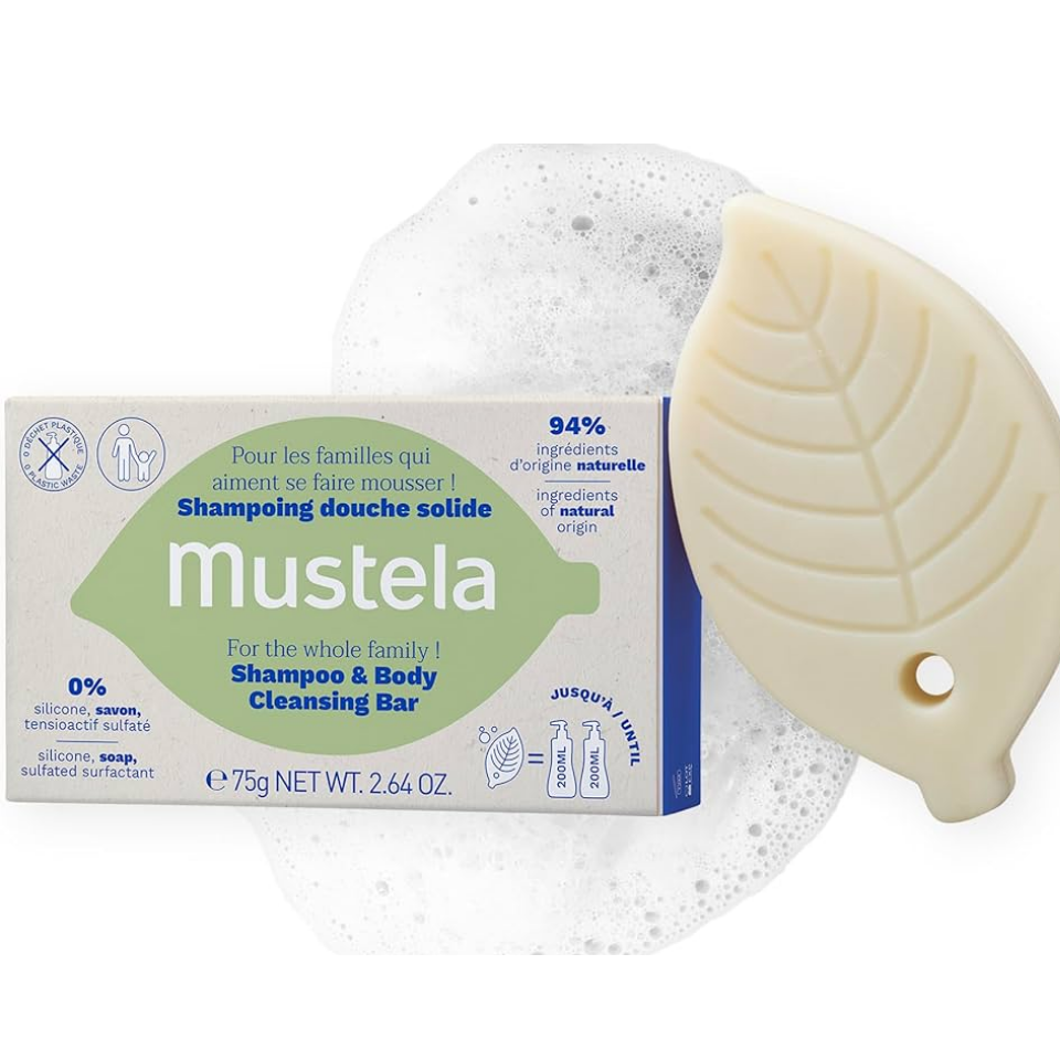 Mustela Tüm Aile İçin Şampuan ve Vücut Temizleme Bar 75gX2 ADET %25 İNDİRİMLİ