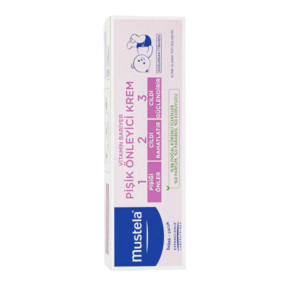 Mustela Pişik Kremi Vitamin Bariyer 1.2.3. Pişik Önleyici Krem 100 ml
