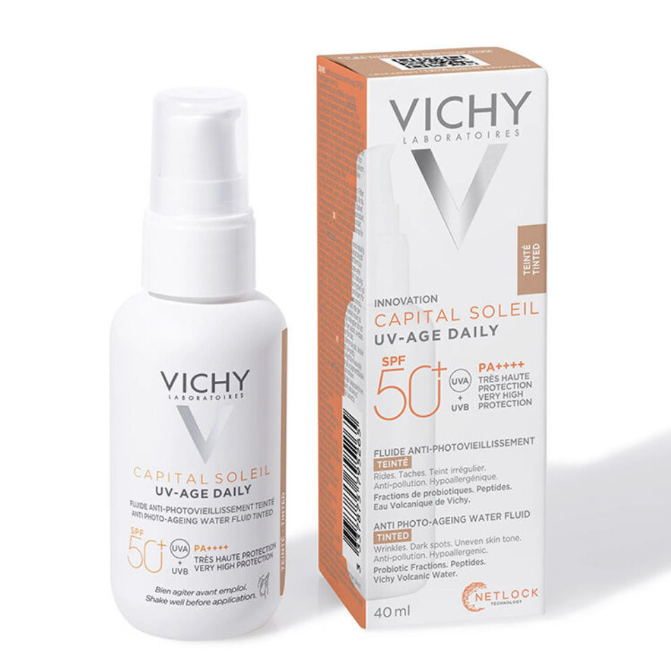 Vichy Capital Soleil UV Yaşlanma Karşıtı Güneş Kremi SPF 50 40 ml - Renkli