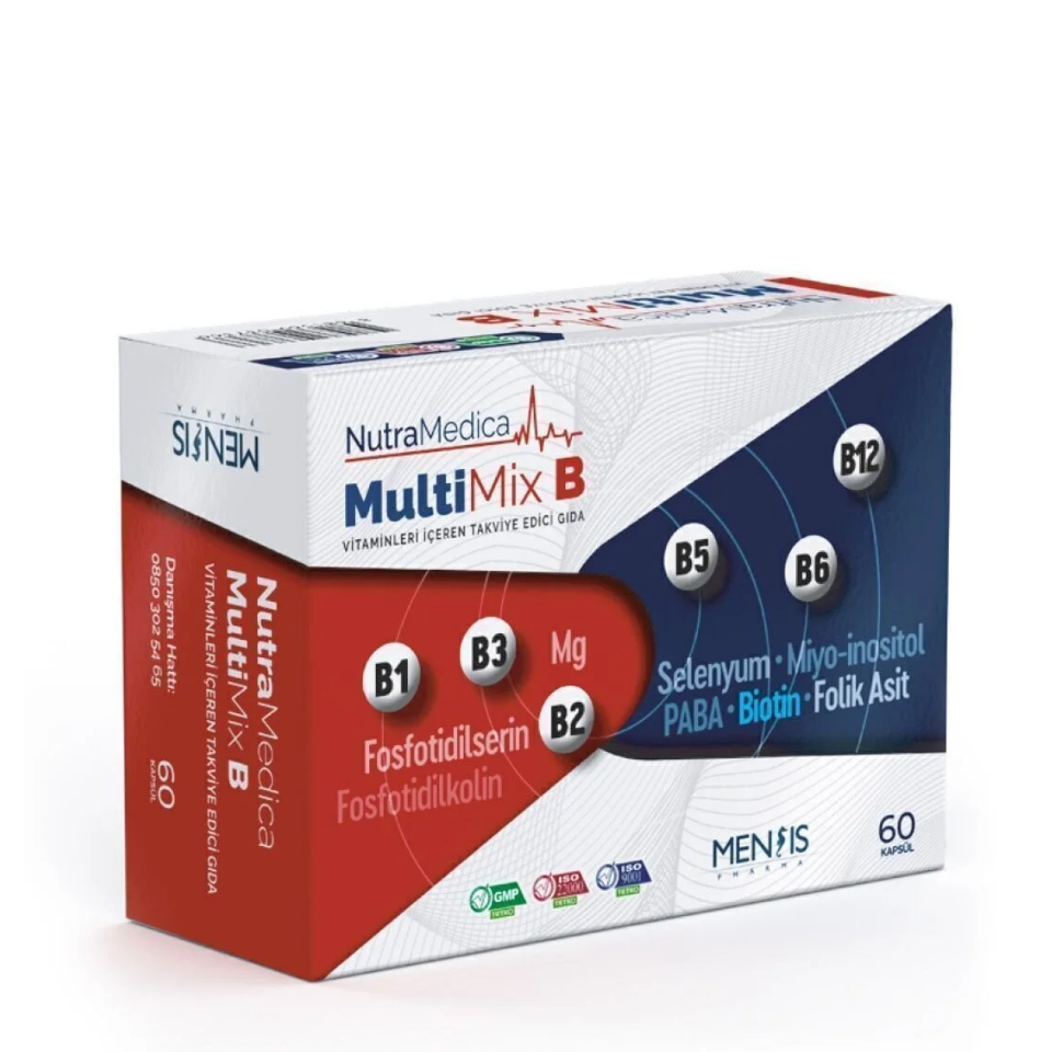 Nutramedica Multimix B 60 Kapsül Vitamin ve Mineral