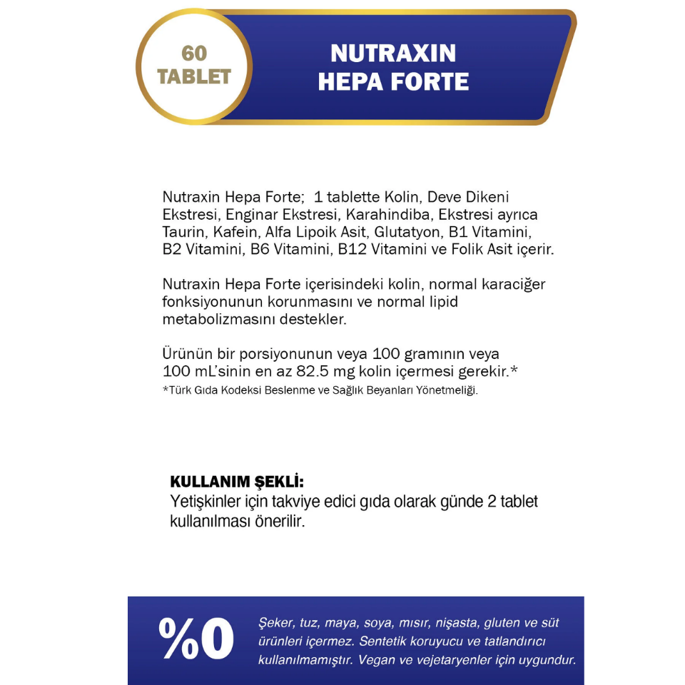 Nutraxin Hepa Forte 60 Tablet