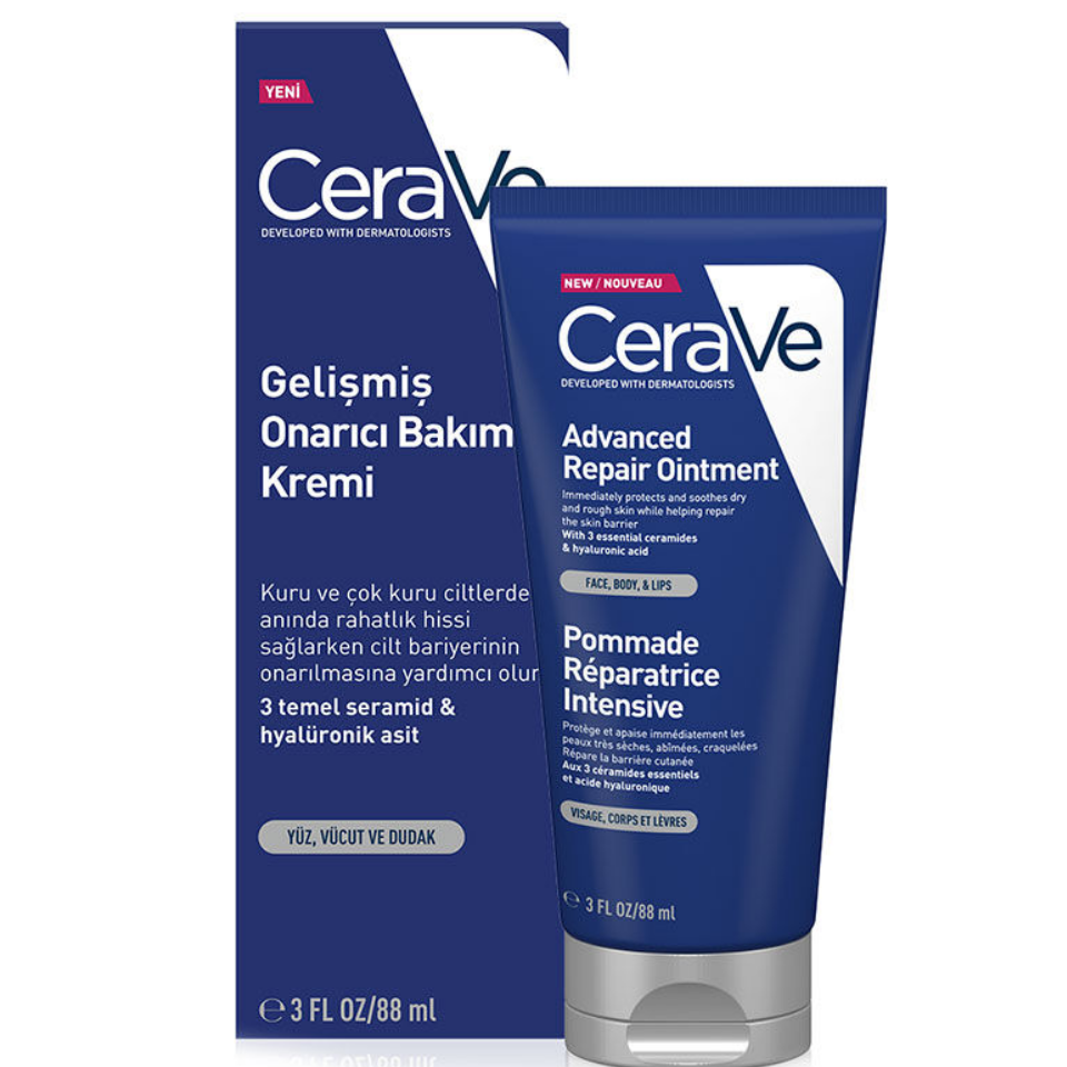 CeraVe Kuru Ciltler İçin Gelişmiş Bariyer Onarıcı Bakım Kremi 88 ml