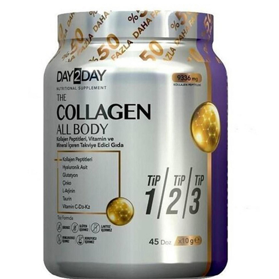 Day2Day The Collagen All Body Toz Form %50 Daha Fazla 450 gr