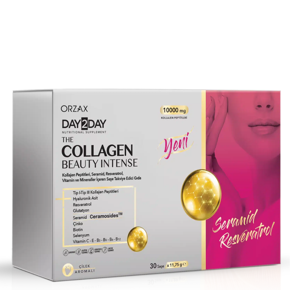 Day2 Day The Collagen Beauty Intense (Seramid & Resveratrol) Çilek Aromalı