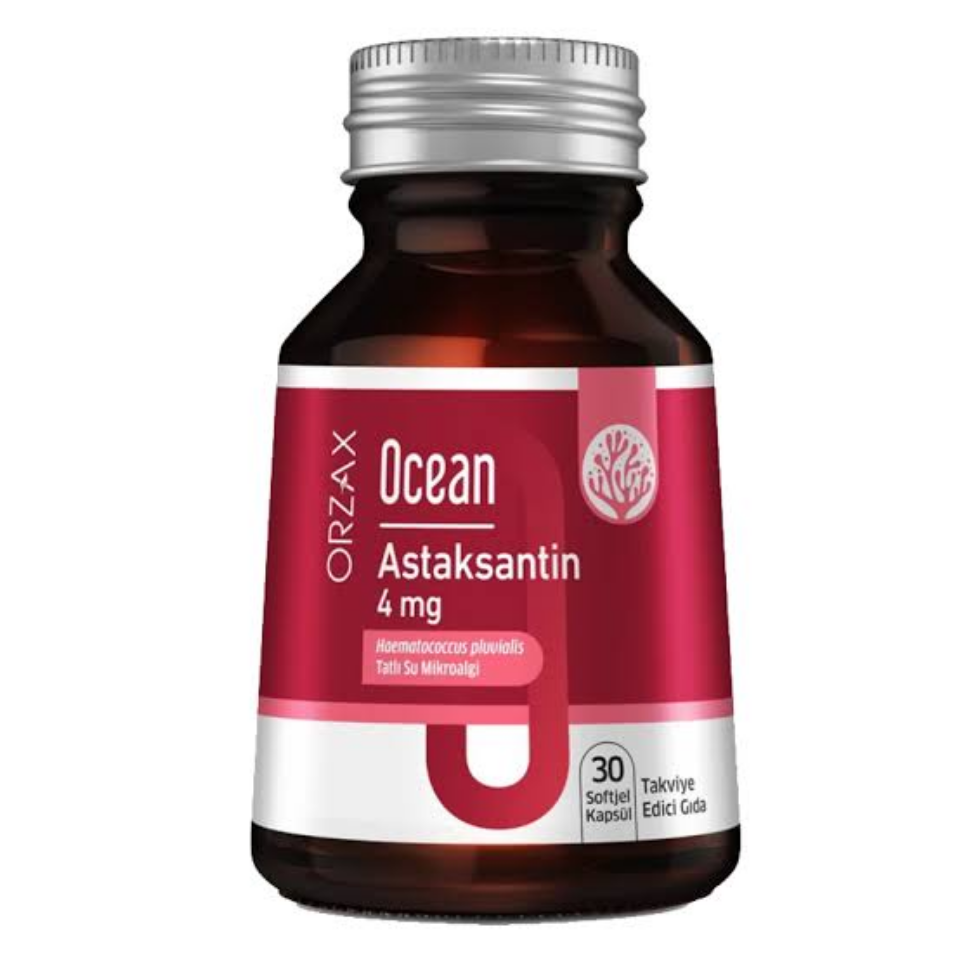Orzax Ocean Astaksantin 30 Kapsül