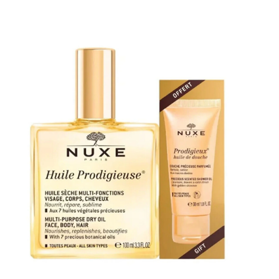 NUXE Huile Prodigieuse Çok Amaçlı Kuru Bakım Yağı 100 ml - Duş Jeli HEDİYE