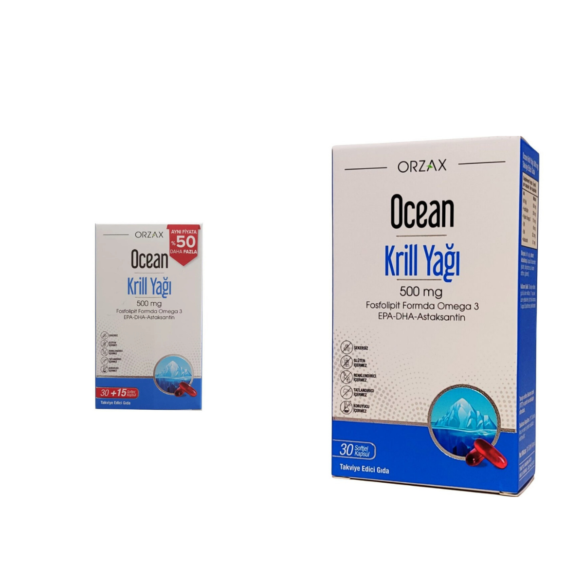 Orzax Ocean Krill Oil 30 Kapsül