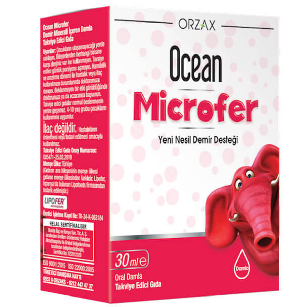 Orzax Ocean Microfer 30 ml Oral Damla