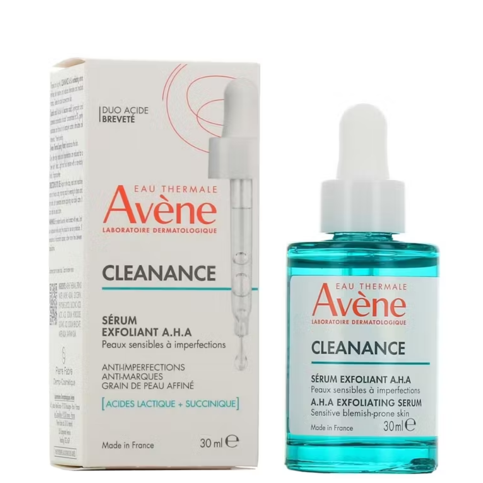 Avene Cleanance Peeling Etkili Laktik Asit ve Süksinik Asit İçeren AHA Serum 30 ml