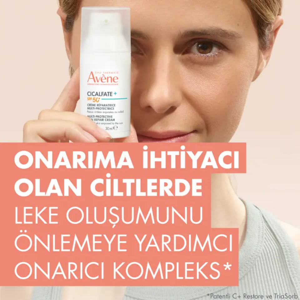 Avene Cicalfate SPF 50+ Multi Protective Skin Repair Cream - Koruyucu ve Onarıcı Bakım Kremi 30ml