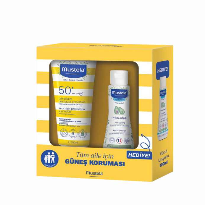 Mustela Çok Yüksek Koruma Faktörlü Güneş Losyonu SPF50+ 200 ml